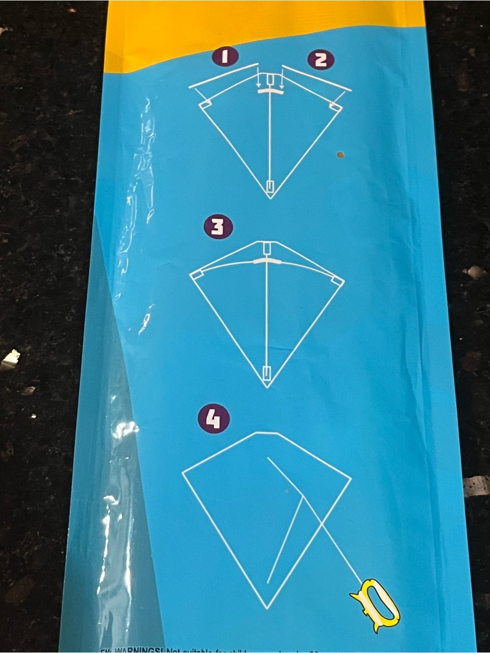 5 Kids FunFly Kites -  Transparent- Bee, Plane and Robot - Picture 7 of 7